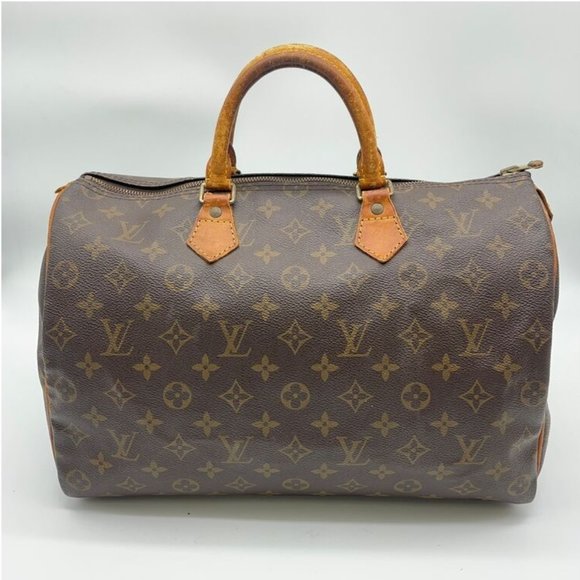 Louis Vuitton Speedy 35 Handbag Authenticated By Lxr